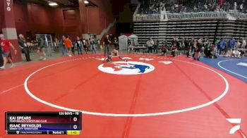 78 lbs Cons. Round 4 - Kai Spears, Team Braves Wrestling Club vs Isaac Reynolds, Windy City Wrestlers