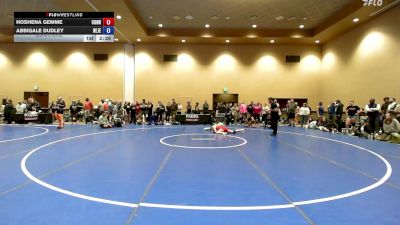 155 lbs Quarters - Hoshena Gemme, Connecticut vs Abbigale Dudley, New Jersey