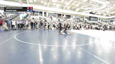 157 lbs Cons. Semi - Limoni Matakaiongo, Canyon View Falcons vs Brooks Kjar, Sanderson Wrestling Academy