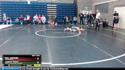 70 lbs Cons. Semi - Joseph Tracy, Legacy Wrestling Academy vs Will Wagner, 208 Badgers