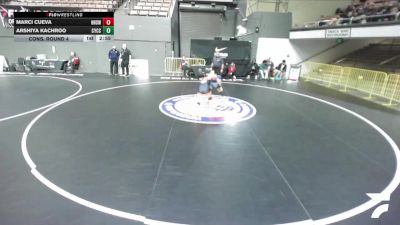 Cons. Round 4 - Marci Cueva, Northview High School Wrestling vs Arshiya Kachroo, Community Youth Center - Concord Campus Wrestling