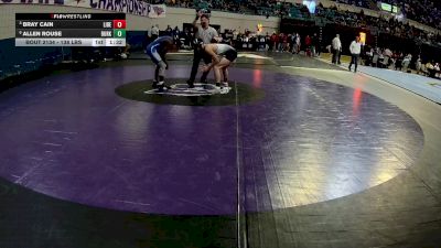 138 lbs Quarterfinal - Bray Cain, Liberty vs Allen Rouse, Burke