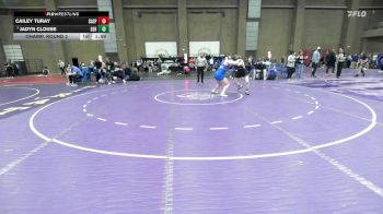 155 lbs Champ. Round 2 - Jadyn Clouse, Gardner Edgerton vs Cailey Turay, Sand Springs