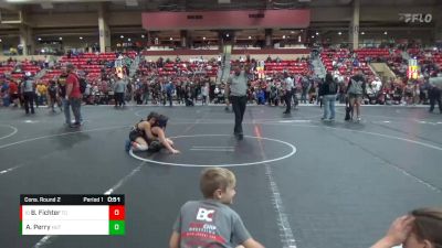 110 lbs Cons. Round 2 - Bodie Fichter, Team Central vs Austin Perry, Hutchinson