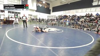113 lbs Cons. Round 7 - Ethan Duenas, La Serna vs Justin Asbury, Trabuco Hills
