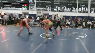 128 lbs Final - R.J. Beighley, LAW - HSC vs Christian Garcia, VHW Red - HSC