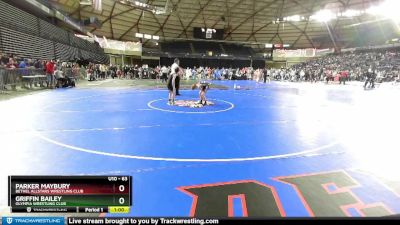 63 lbs Champ. Round 2 - Parker Maybury, Bethel AllStars Wrestling Club vs Griffin Bailey, Olympia Wrestling Club