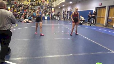 125 lbs Round Of 16 - Kaydence Sinclair, Central Cambria vs Avery Brumagin, Wattsburg