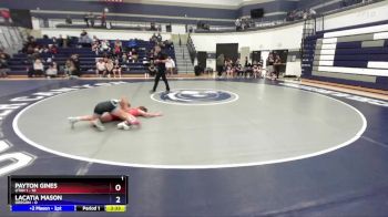 110 lbs Round 1 (4 Team) - Payton Gines, Utah 1 vs Lacatia Mason, Oregon