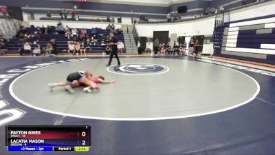 110 lbs Round 1 (4 Team) - Payton Gines, Utah 1 vs Lacatia Mason, Oregon