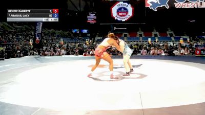 207 lbs Semis - Kenzie Barrett, Florida vs Abagail Lacy, Oklahoma