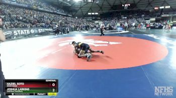 3A 113 lbs Semifinal - Joshua Larkins, Lincoln (Tacoma) vs Haziel Soto, River Ridge