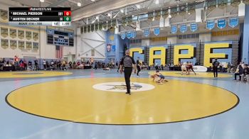 106 lbs Quarterfinal - Michael Pierson, Smyrna H S vs Austen Decker, Sussex Central H S