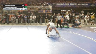 138 3A Cons. Round 2 - Landon Caviness, Tocoi Creek vs ANGEL LEGRAND, Cypress Creek H S