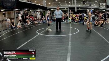 92 lbs Round 3 (8 Team) - Mark Garren, Florida Scorpions vs Carson Kirk, Keystone Krush