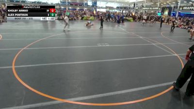 175 lbs Champ. Round 1 - Alex Pontikos, Brecksville vs Kholby Armijo, Paw Paw