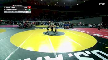 6A Boys 120 lbs Champ. Round 1 - Derek Jones, McNary Boys vs Johnny Novelo, West Linn Boys