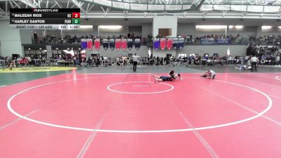 120 lbs Quarterfinal - Maleeah Rios, Bristol Central vs Harley Danton, Plainville