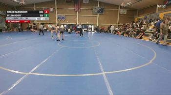 165 lbs Champ. Round 1 - Tyler Scott, Grand Canyon University vs Shane Glesinger, U Of A Wrestling Club