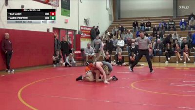 150 lbs Quarterfinal - Alex Peiffer, Grinnell vs Eli Cash, Solon