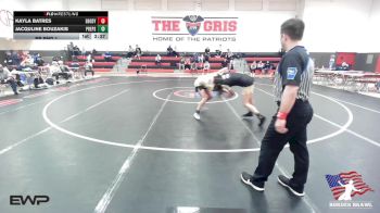 09-110 lbs Rr Rnd 1 - Kayla Batres, Everybody vs Jacquline Bouzakis, Preps