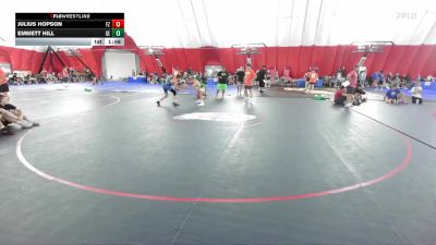 120 lbs Round 3 (8 Team) - Julius Hopson, FZ Wrestling Club A vs EMMETT HILL, Geneseo