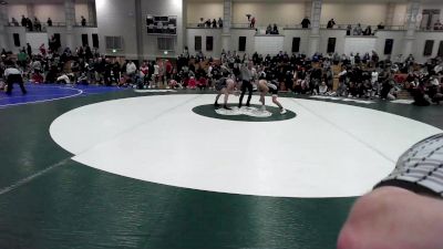 132 lbs Quarterfinal - Dillan Mueller, Norton vs Michael Bogan, Plymouth South