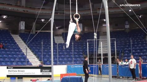 Matthew Brown - Rings, Titans Gymnastics & Trampoline Club - 2019 Elite Canada - MAG