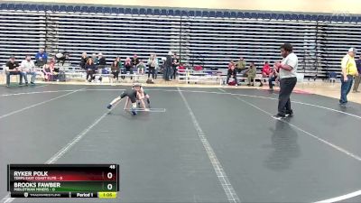 48 lbs Round 4 (6 Team) - Ryker Polk, Terps East Coast Elite vs Brooks Fawber, Midlothian Miners