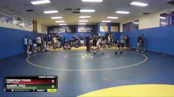 106 lbs Champ. Round 1 - Christian Young, Port St.lucie vs Gabriel Paez, Treasure Coast Wrestling Club