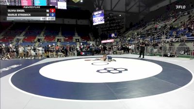 125 lbs Cons. Rd Of 64 - Olivia Engel, WA vs Marlie Stremick, ND