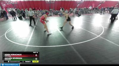 120 lbs Cons. Round 2 - Aiden Vorachack, Wisconsin vs Dezmen Severson, Wisconsin