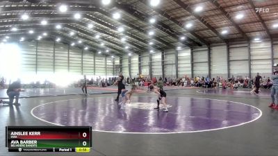 65 lbs Quarterfinal - Ava Barber, Belvidere Bandits vs Ainslee Kerr, HWA