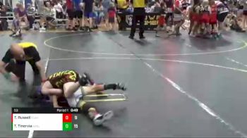 53 lbs Round 2 (6 Team) - Tony Tinervia, ARES Black vs Tate Russell, Funky Fire