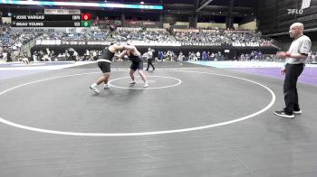 285 lbs Cons. Round 3 - Jose Vargas, Emporia HS vs Beau Young, Valley Center HS
