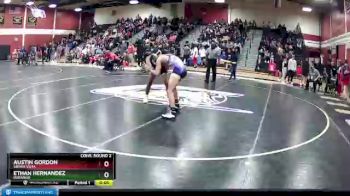 138 lbs Cons. Round 2 - Ethan Hernandez, Durango vs Austin Gordon, Sierra Vista