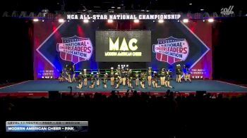 Modern American Cheer - Pink [2026 L1.1 Youth - PREP - D2 - Medium] 2026 NCA All-Star National Championship