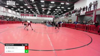 120 lbs Consi Of 8 #2 - Alexander Schindler, Monument Mountain vs Jisup Shin, Weston