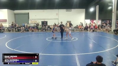 114 lbs Placement Matches (8 Team) - Isaac Brown, Ohio Grey vs Seth Ramsdell, Minnesota Blue