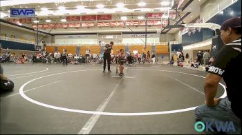 43 lbs Consi Of 8 #1 - Cliffton Sheppard, Kingfisher YellowJackets vs Kannon Dieu, Team Nomad