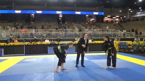 Colins Aldi Cook vs Daneva Sibella Martinez 2025 Pan Kids Jiu-Jitsu IBJJF Championship