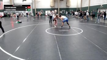 215 lbs 3rd Place Match - Adrian Curiel, SBL Warriors vs Kyler Nielsen, Plattsmouth