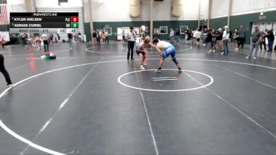 215 lbs 3rd Place Match - Adrian Curiel, SBL Warriors vs Kyler Nielsen, Plattsmouth