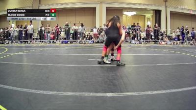 114 lbs Consolation - Zorian Maea, Nevada vs Jacob Cosic, Peterson Grapplers