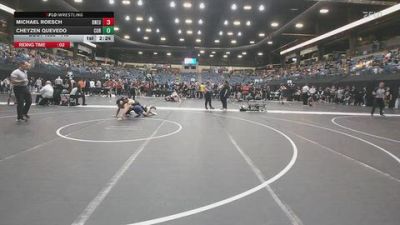 149 lbs Champ. Round 1 - Cheyzen Quevedo, Corban University vs Michael Roesch, Doane University