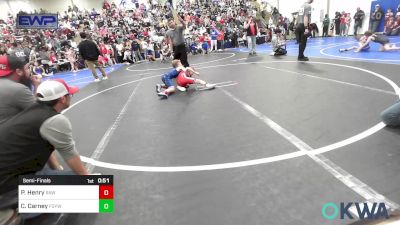 67 lbs Semifinal - Parker Henry, Raw Wrestling Club vs Cody Carney, Fort Gibson Youth Wrestling