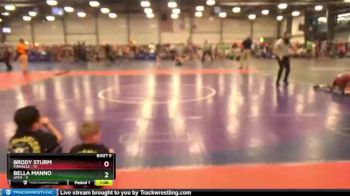 64 lbs Round 3 - Brody Sturm, PINnacle vs Bella Manno, Apex