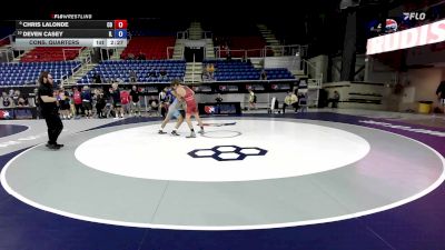 138 lbs Cons. Quarters - Chris Lalonde, CO vs Deven Casey, IL