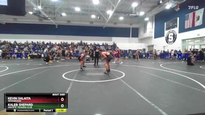 132 lbs Quarterfinal - Kaleb Shepard, Aniciete Training Club vs Kevin Salaita, Woodbridge