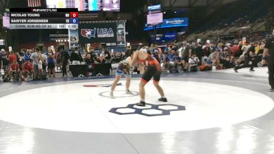150 lbs Cons. Sub-rd Of 64 - Nicolas Toung, Maryland vs Sawyer Jorgensen, Kansas